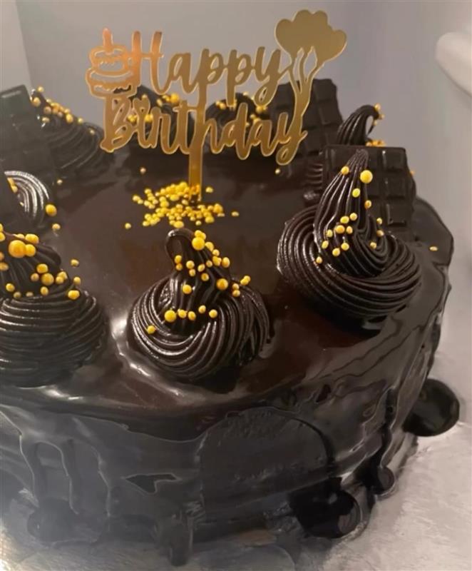 Rich chocolate truffle dessert