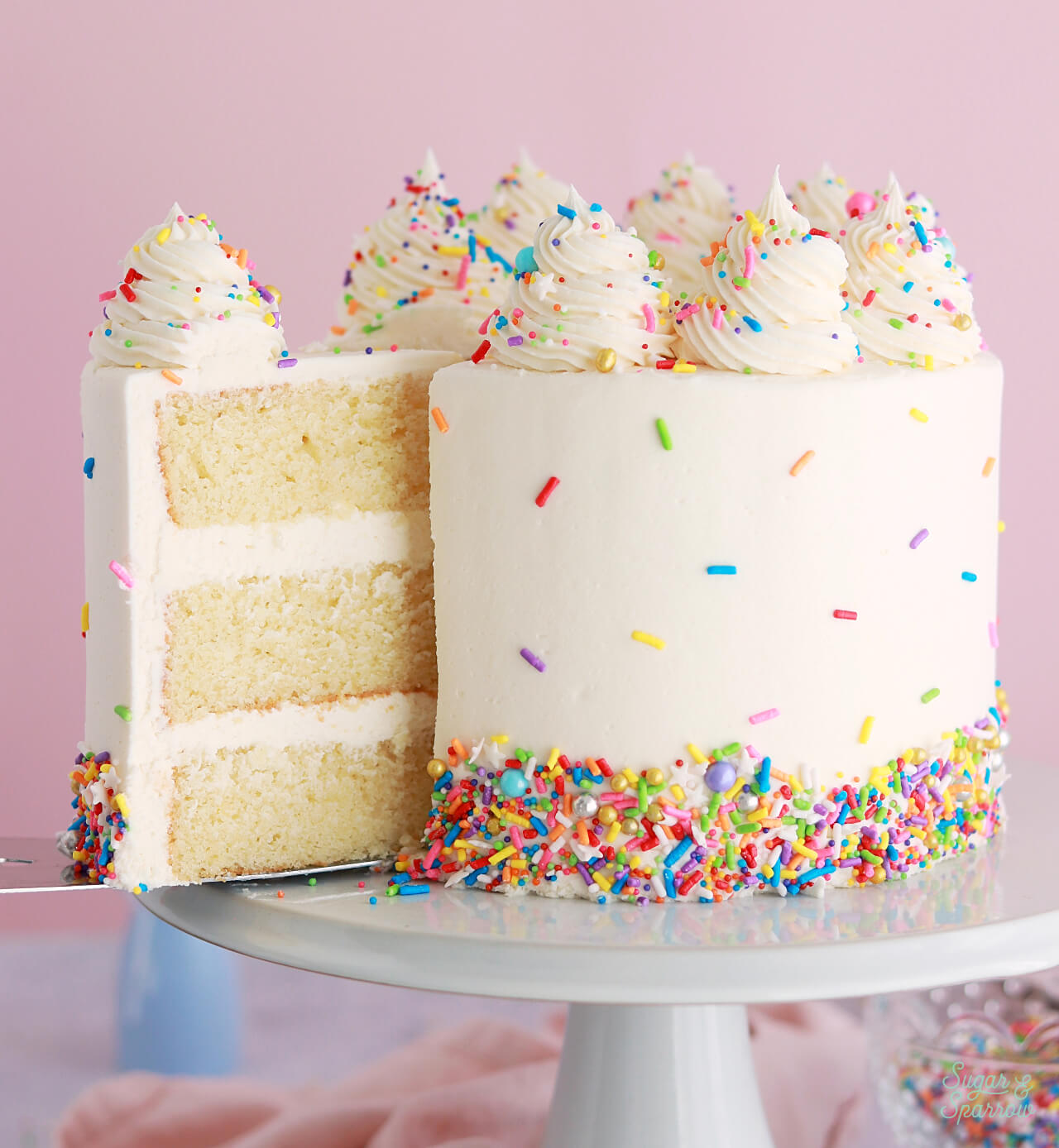 Classic vanilla cake